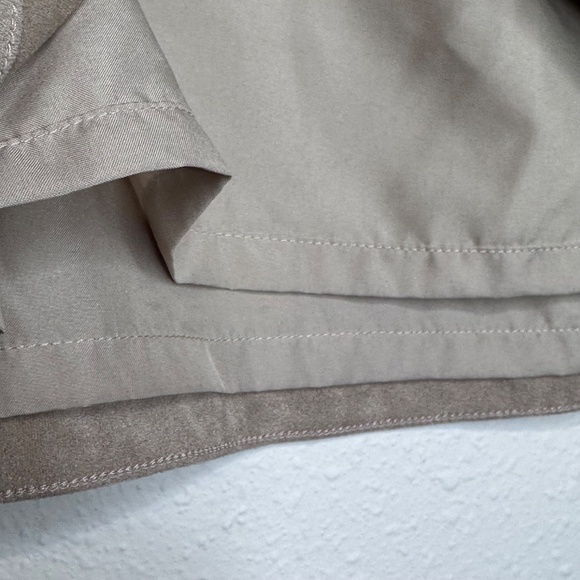 Ann Taylor LOFT Faux Suede Casual Skirt, Beige, Size Medium - Picture 2 of 6
